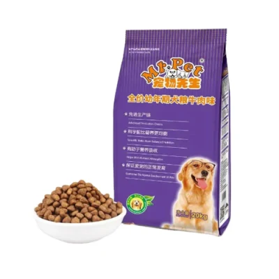 Puro naturale sano cibo di cane sano ad alta proteina senza grano Bulk Dry Dog Food Super Premium Beef Flavor Vitality Dog Cibo