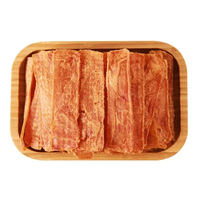 Pollo Jerky Dog tratta Chicken Breast Dog addestramento Chicken chips PET tratta Nmbm020