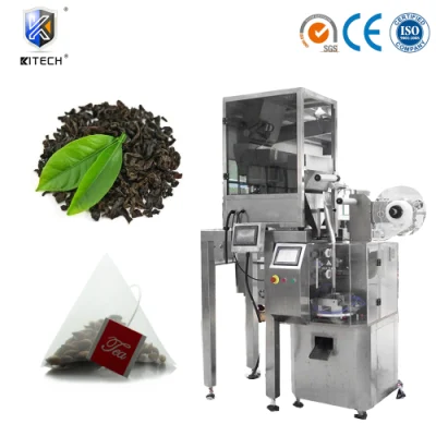  Teabag automatico Triangle Loose Leaf Tea verticale forma riempimento sigillo Confezionamento a flusso confezionamento riempimento riempimento riempimento riempimento