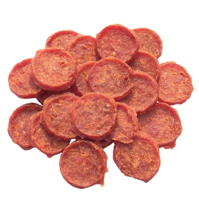 Cina PET tratta fabbricazione Pollo &amp; carota chip cane snack fornitore