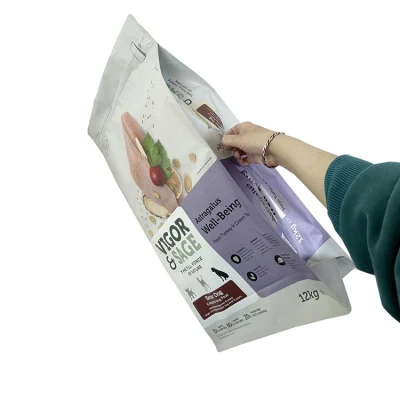 Cane cibo animale cursore alimenti animale Zipper PET Food Packaging sacchetto Con maniglia