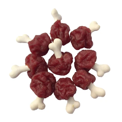  PET cane snack anatra e metà calcio ossa PET cibo