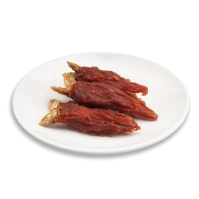  Pollo anatra Wrap aria Dried Pesce cane tratta cibo cane Spuntini per animali domestici