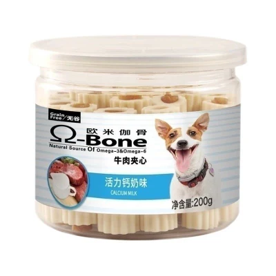  Denti di cane piccolo pulizia bastone di macinazione osso snack per animali domestici