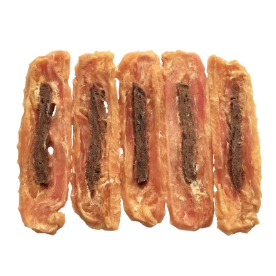  Spuntini Animali natura Pollo &amp; Agnello fetta di cane treats secco Spuntini per cani