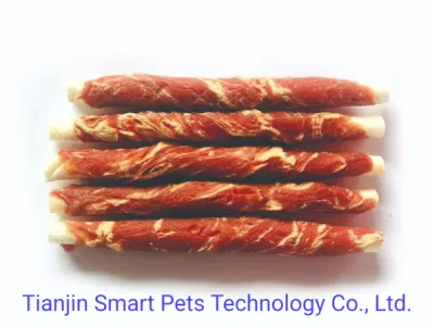  Jerky di manzo marmorizzato con Rawhide Stick Dry PET Dry Cat Cibo snack