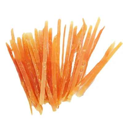 Miglior etichetta privata Naturale fette di pollo Strips di pollo cane Trattare gli omaggi per animali domestici dei fornitori OEM
