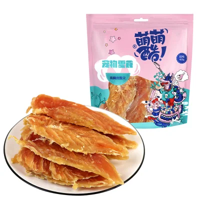  Petto di pollo Jerky 400 g di PET tratta pollo Jerky cane asciugatura Tratta Mmk001