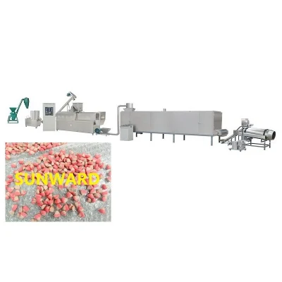 Lavorazione di alimenti per animali estrusi a doppia vite su scala industriale e di alimenti per animali da compagnia Dog Cat Omogeneizzatore e essiccatore line Grinder
