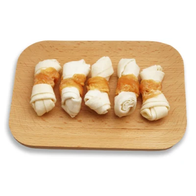  OEM Pollo/anatra Carne Wrap Calcium Bones Animali snack cane