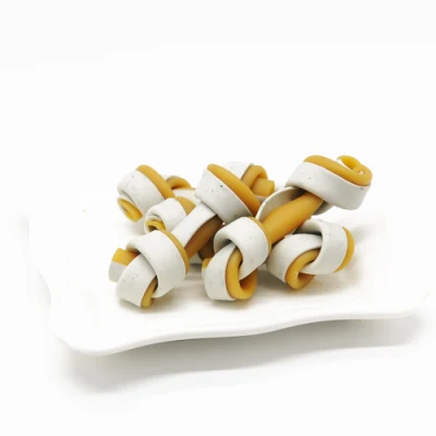  Miglior Venditore fabbrica PET sicurezza sana 4&quot; 5pk Rawhide libero Ossa cane treats