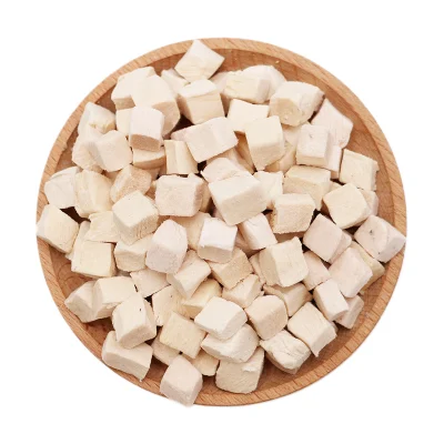  PET Freeze-dried Bulk all&prime;ingrosso 500g Pollo a dadini petto di pollo Snack