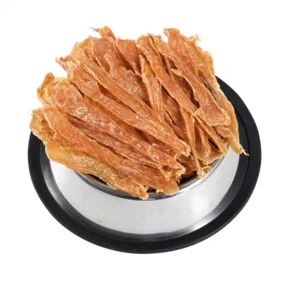  Produttori fornire petto di pollo secco fette strette Cat Food PET Snack