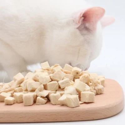  Spuntini per animali liofilizzati per gatti Nuggets di pollo liofilizzati per gatti Spuntini per cani
