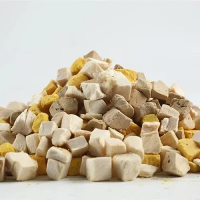 Fabbrica liofilizzato naturale vero pollo carne alimenti per animali domestici forniture per animali Cat Treat
