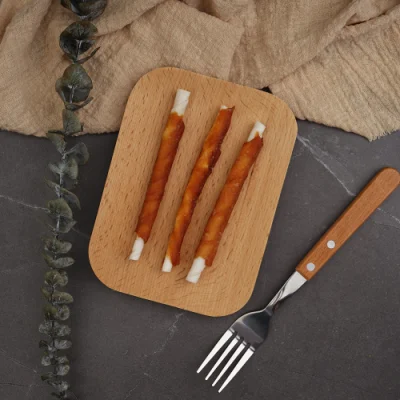  Pollo sano 5 &quot; sbiancato bastone di rawhide formaggio cane Stick allenamento bastone Sorprese