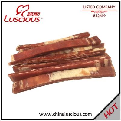 Anatra e merluzzo Jerky Dry PET Food cane snack Sorprese