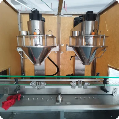1-5000g di polvere secca sfusa riempimento forma verticale coclea semiautomatica Peso galleggiante dell&prime;aria sacchetti piccoli detersivo impaccatrice