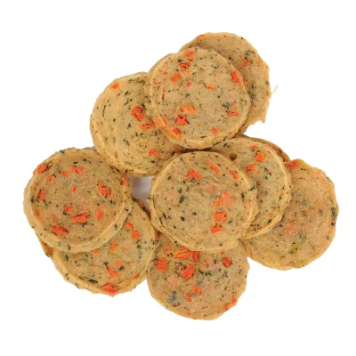 Cina PET tratta fabbricazione Pollo &amp; carota chip cane snack fornitore