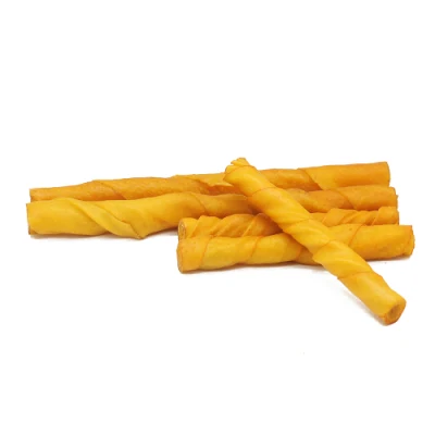 OEM Pollo Jerky Animali spuntini cane tratta petto d&prime;anatra Jerky Bastoncini di rawhide avvolti, dolci secchi per cani