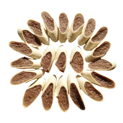 Hot sale cane tratta PET food anatra Penne Pasta PET Cibo spuntini per animali domestici, dolci per animali domestici
