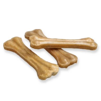  PET forniture cane Chew Dental Care ossa 100% di rawhide naturale Ossa pressate treats di cane bulk
