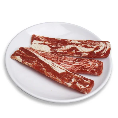 Spuntini naturali di alimentazione del animale domestico manzo petto di pollo, dolcetti di Jerky Sllice Per cani