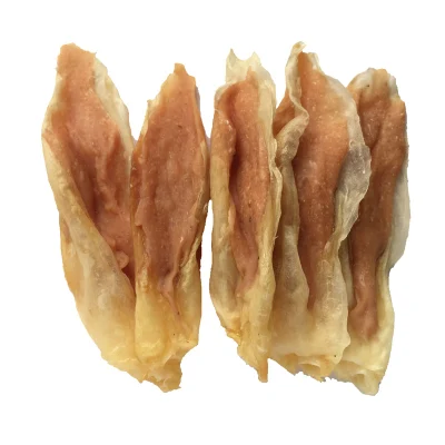 Fabbrica produce i migliori ossee di coniglio di animali da compagnia con pollo
