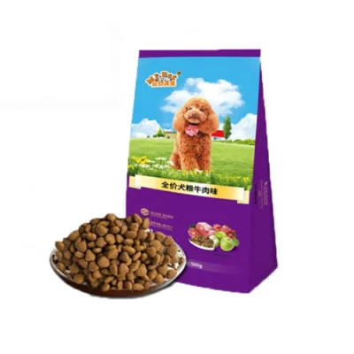  Design speciale accettare Packaging Personalizzazione alimenti per cani reali con filo interdentale Ingrediente sano PET Dry Food