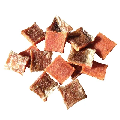  Premium Dog Food Pollo e Pesce pelle Chunk PET Spuntini