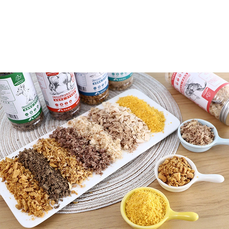 Staple Food Companion Freeze-Dried Minced Broiler Meat Duck Meat Cat Cat Snack Meat Loose Minced Meat Mixed with Food for Cats and Dogs
