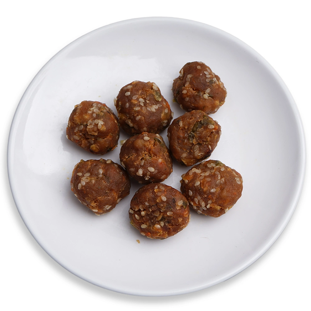 Natural Dry Chicken Poppers Chicken Rice Ball Pet Snacks for Dog