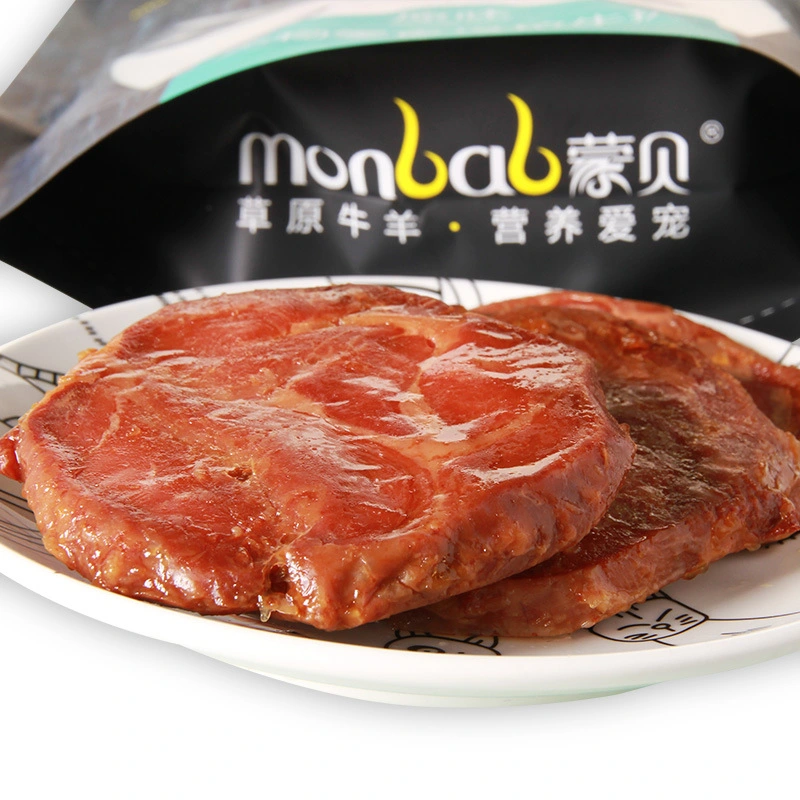 China Whosale Steak Beef 5 Piece Beef Jerky Dry Dogs Pet Treats Nmbm028