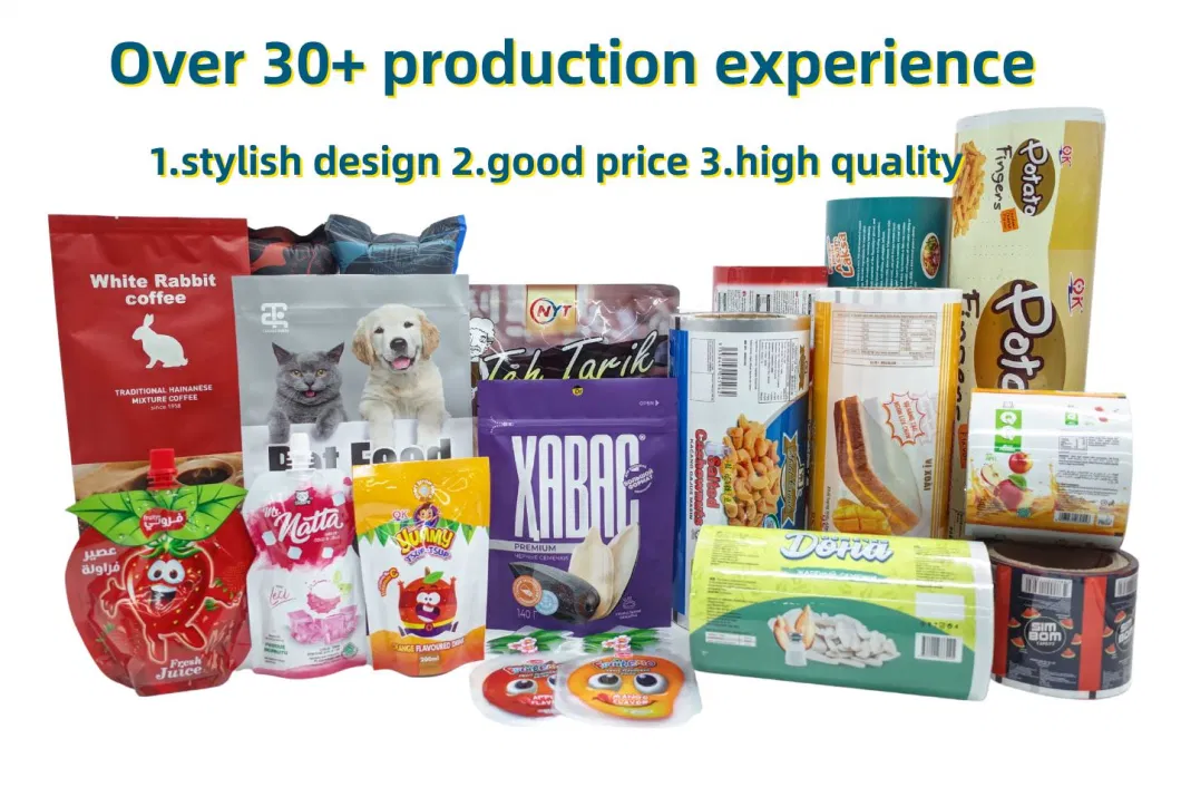 Pet Film Printed in Rolls Manufacturer for Snack Packaging