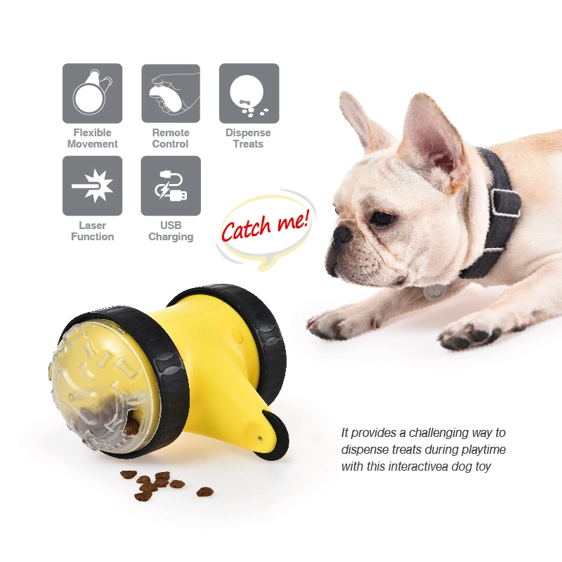 Petstar Interactive Smart Pet Toy Dispenser Treat Food Electric Laser Remote Control Car Cat Dog Toy