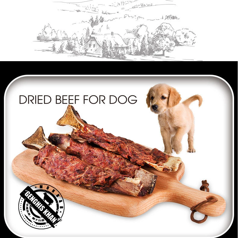 Teeth Cleaning Delicious Beef Ribs Pet Snack for Adult Dogs