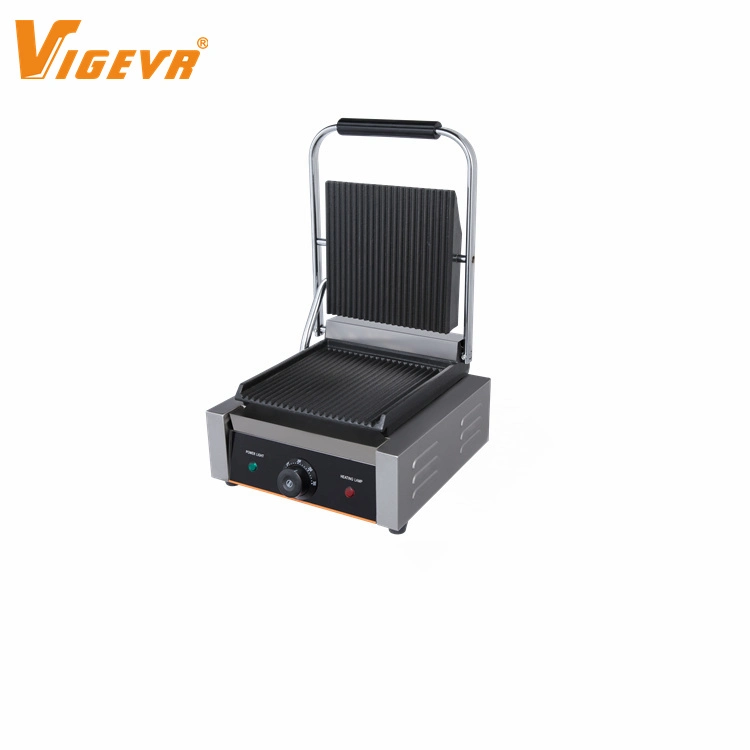 Counter Top Fast Food Restaurant Kitchen Catering Equipment Electric Beef Griddle Grill Cooking Equipment with CE Approved