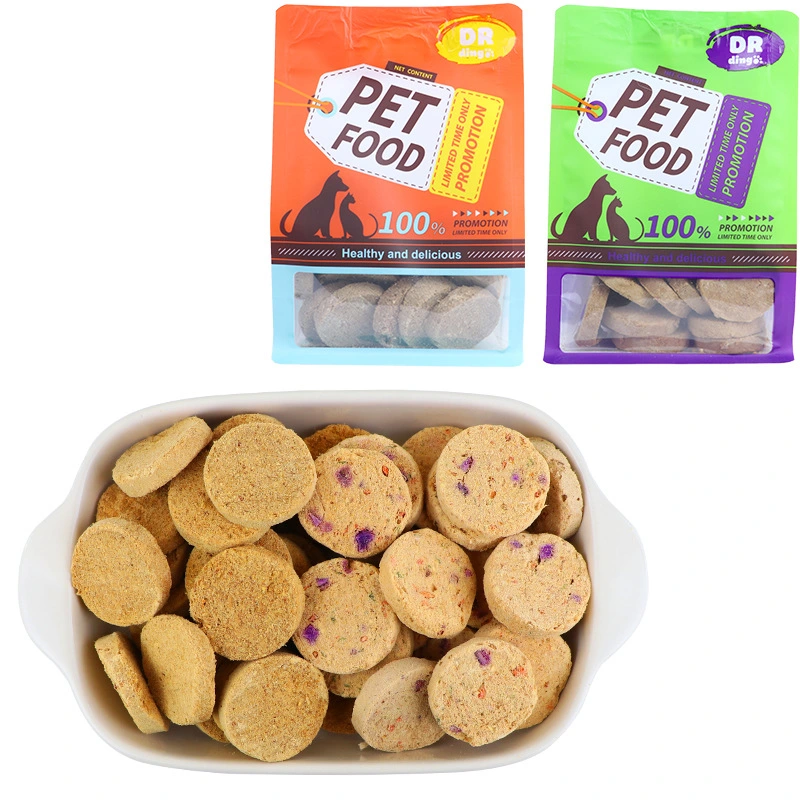 Pet Food Wholesale 200g Freeze-Dried Raw Meat Beef Chicken Patties Dog Snack