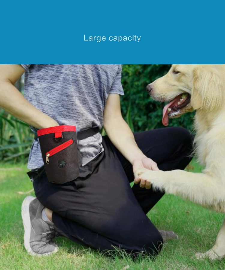 Ea211 Treat Pouch Running Snack with Logo Fanny Supply Pack Belt Carrier Portable Pet Training Poop for Waist Dog Food Bag