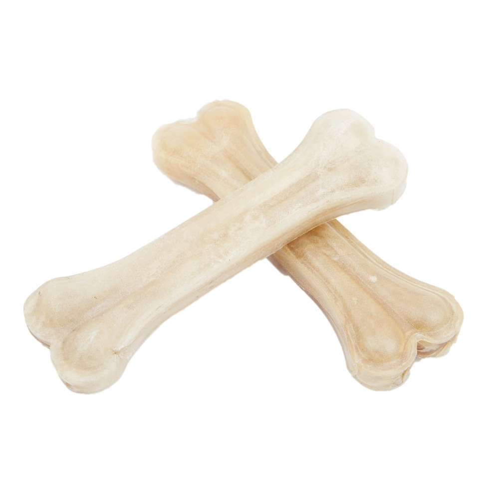 OEM Rawhide Dog Chew Rawhide Natural Rawhide Pressed Bone Dog Chew Treats Dental Care Bone Snack