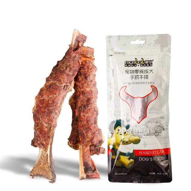 Teeth Cleaning Delicious Beef Ribs Pet Snack for Adult Dogs