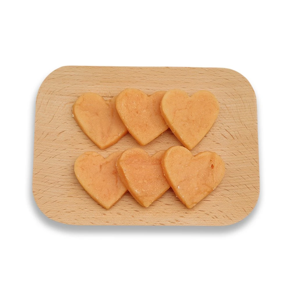 Heart Shapes Chicken Duck Beef Meat Rice Carrot Dog Snacks Dog Food Treats