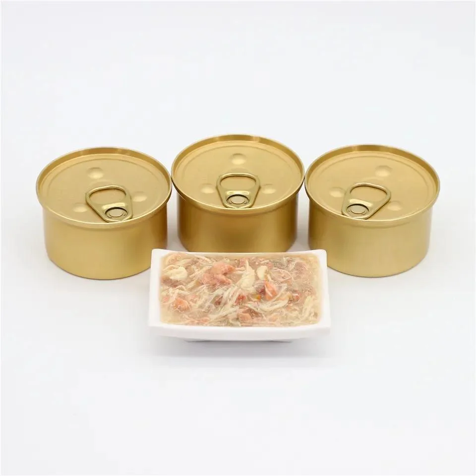 Wholesale Fresh Wet Cat Food Fish/Chicken/Beef Shreds Canned Cat Treats Chicken Rice Ball Natural Functional Pet Food