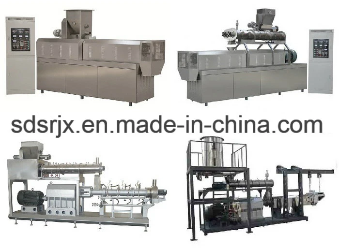 Automatic Chinese Puffed Pet Food Dog Food Cat Food Manufacturing Machines Mixer Extruder Dryer and Flavoring Machinery