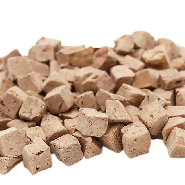 Natural Freeze Dried Chicken Liver Dehydrated Dog Treats Freeze Dried Dog Treats