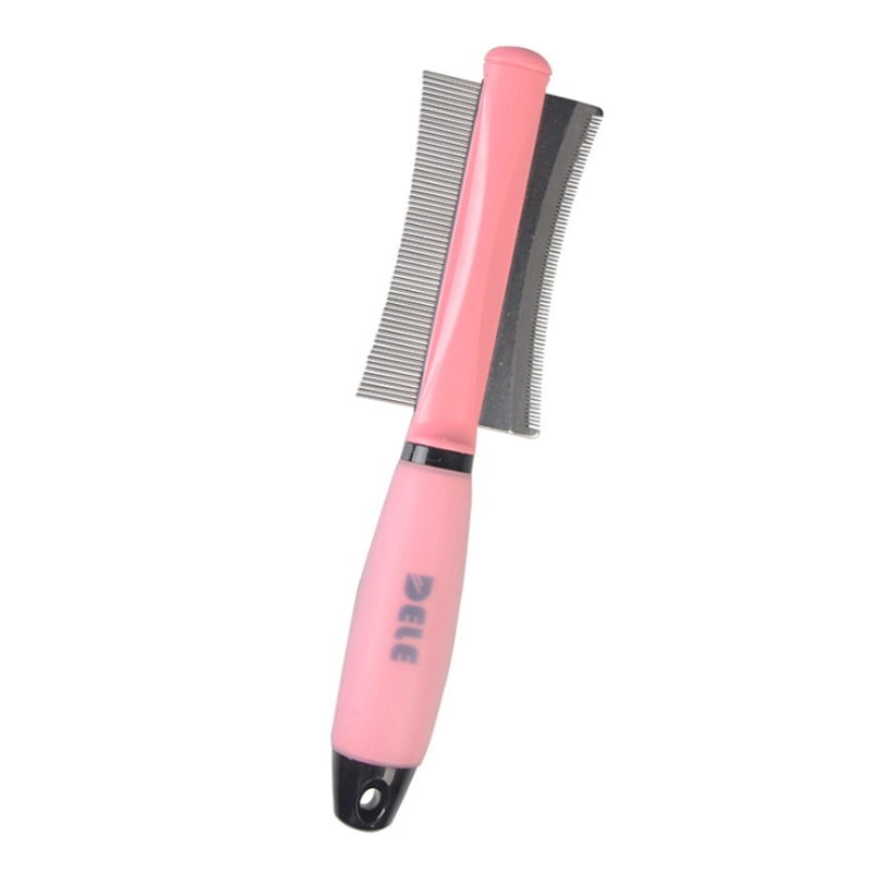 Double Row Hair Removal Pet Stainless Steel Knife Hair Beauty Care Comb