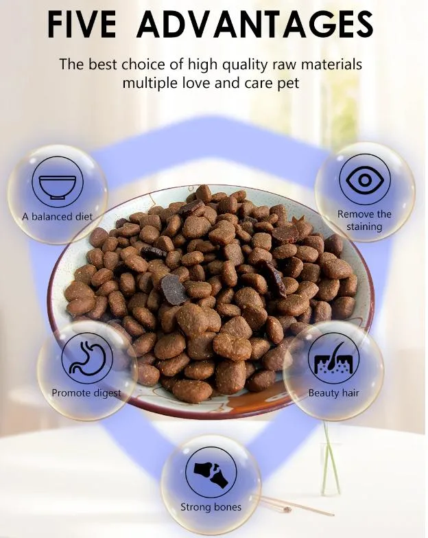 OEM ODM 22% Protein Heart Shaped Beef Flavor Content Pet Dog Food