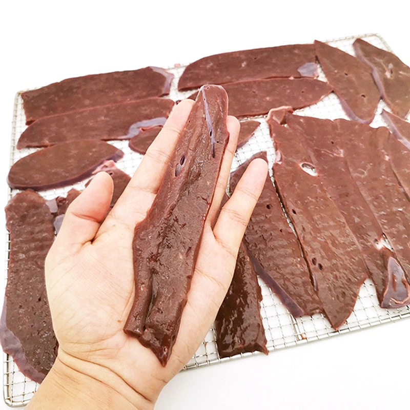 Hand-Made Air-Dried Beef Liver Slices Wholesale Salt-Free Crispy Jerky Pet Dog Snacks