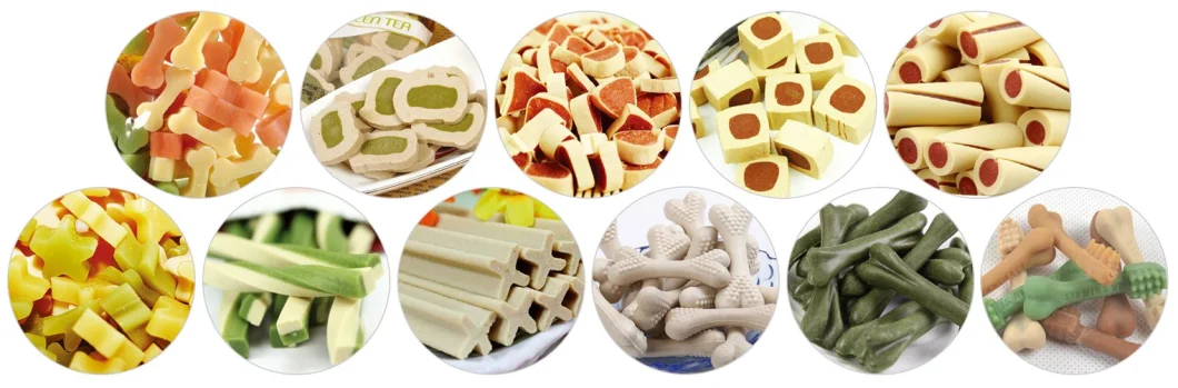 Pet Treat Snacks Making Machine Equipment Dog Chews Food Processing Line