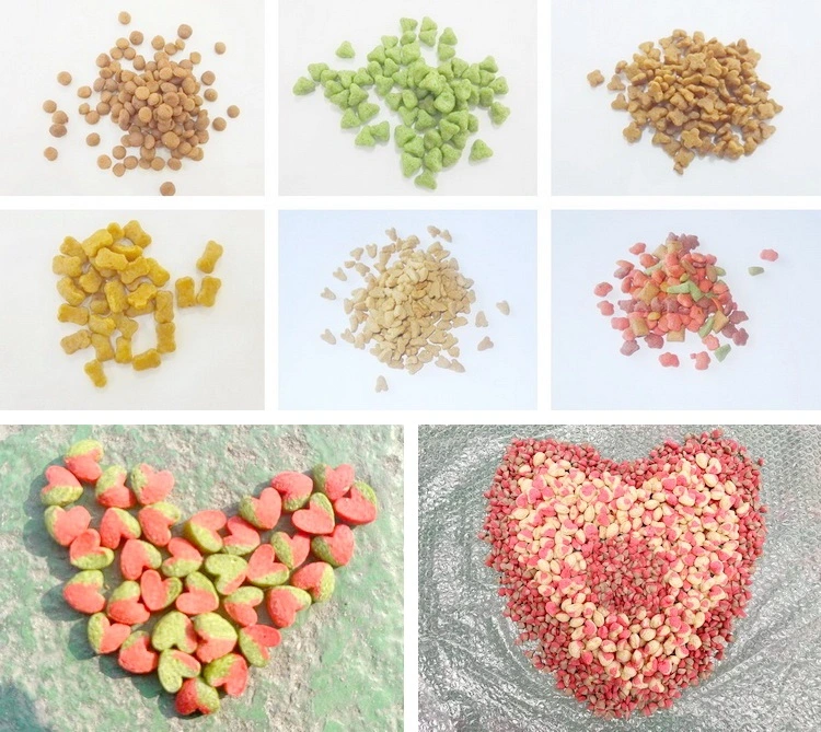 Multi-Shape Puffed Animal Feed Pellet and Dry Pet Treat Food Production Line Extruder Dryer &amp; Packing Equipment